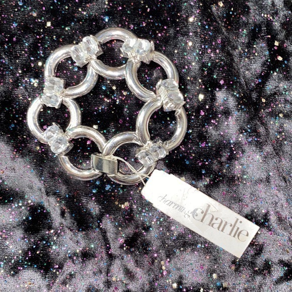 Charming Charlie Jewelry - Silver Bracelet 7 Inch NEW